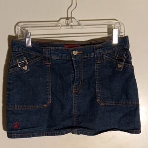 Women's Jean Skirt Very Good Stretch Blue More Measurements In The Pictures